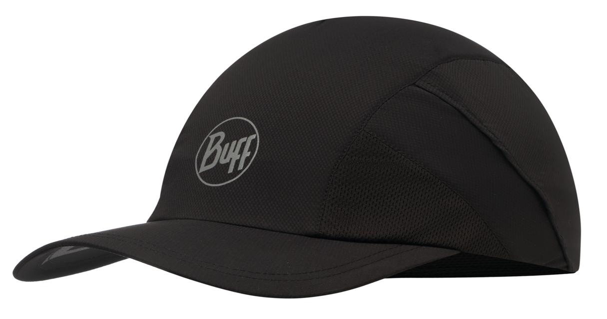 фото Кепка buff pro run cap solid black (us:s/m)