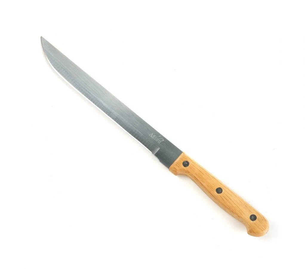 Нож Катунь AST-004-HК-019 разделочный 20см лезвие нерж.сталь ручка дерево