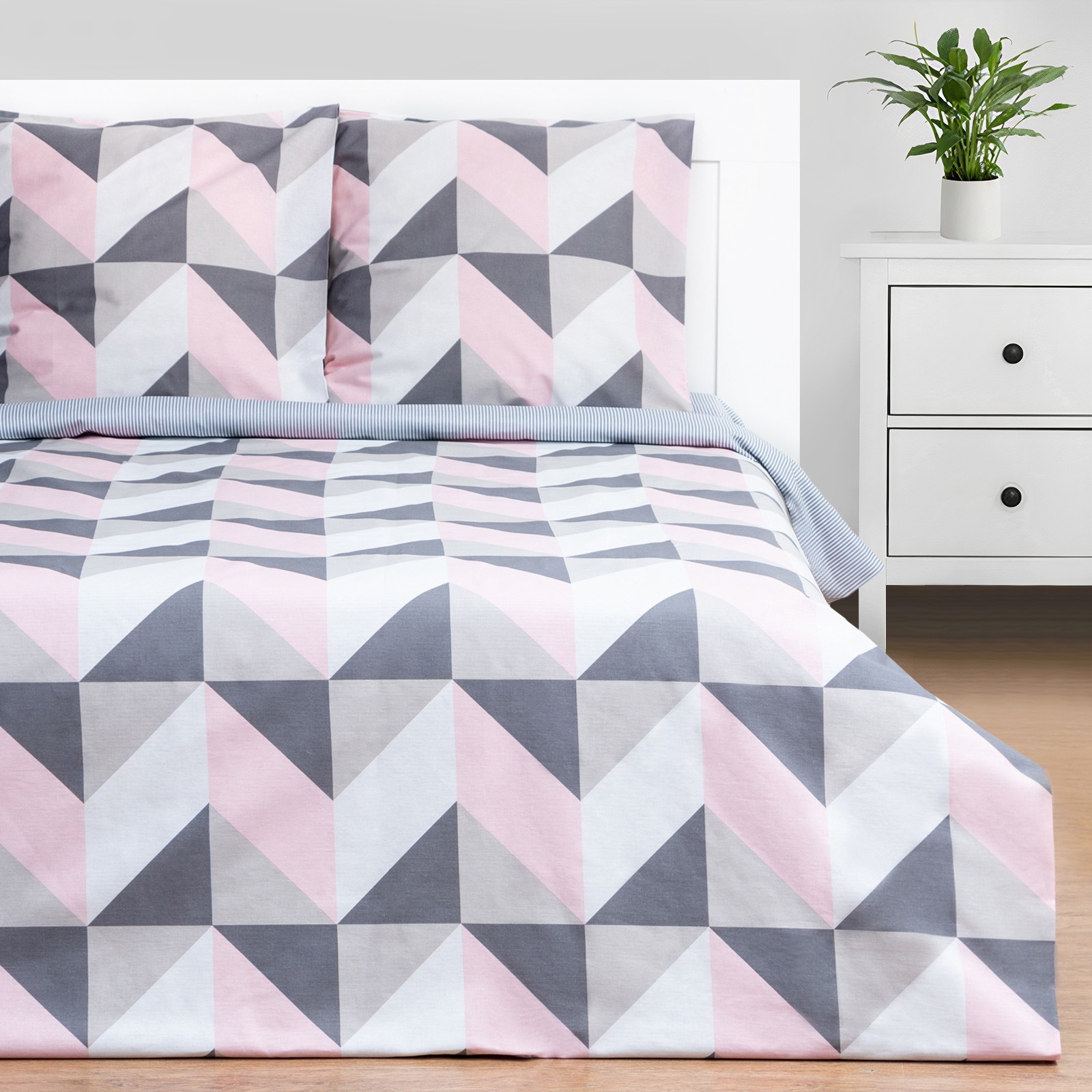 

Комплект постельного белья Этель Illusion, двуспальный, бязь, Pink, Illusion