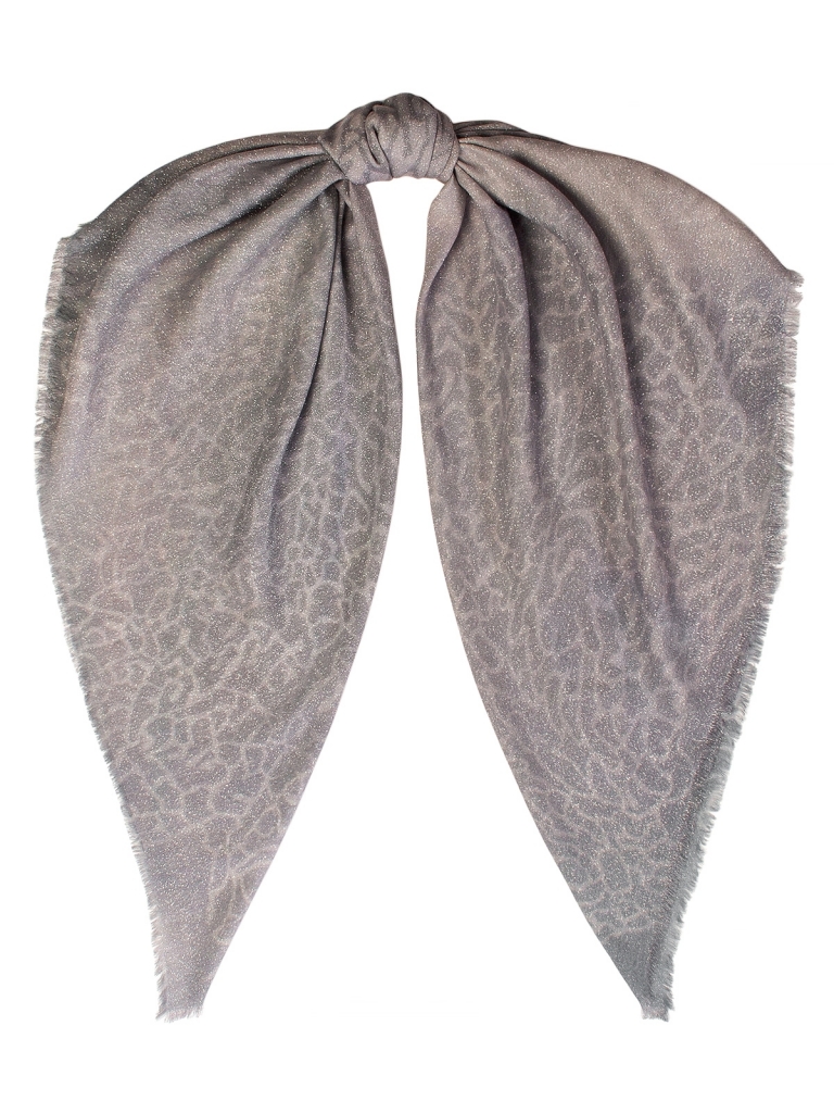 

Платок женский Eleganzza 01-00041786 серый, 110x110 см, 01-00041786