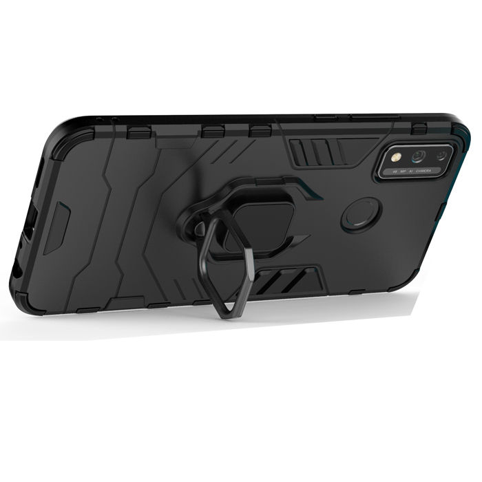 фото Противоударный чехол с кольцом panther case для huawei honor 9x lite (417866617) black panther