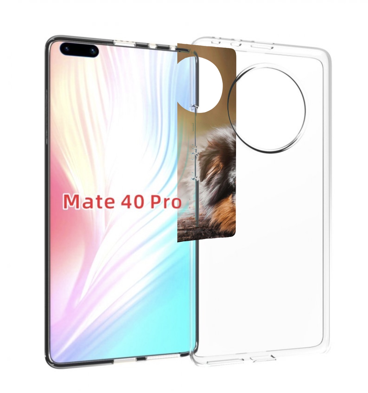 Чехол MyPads австралии?ская овчарка для Huawei Mate 40 Pro (NOH-NX9)