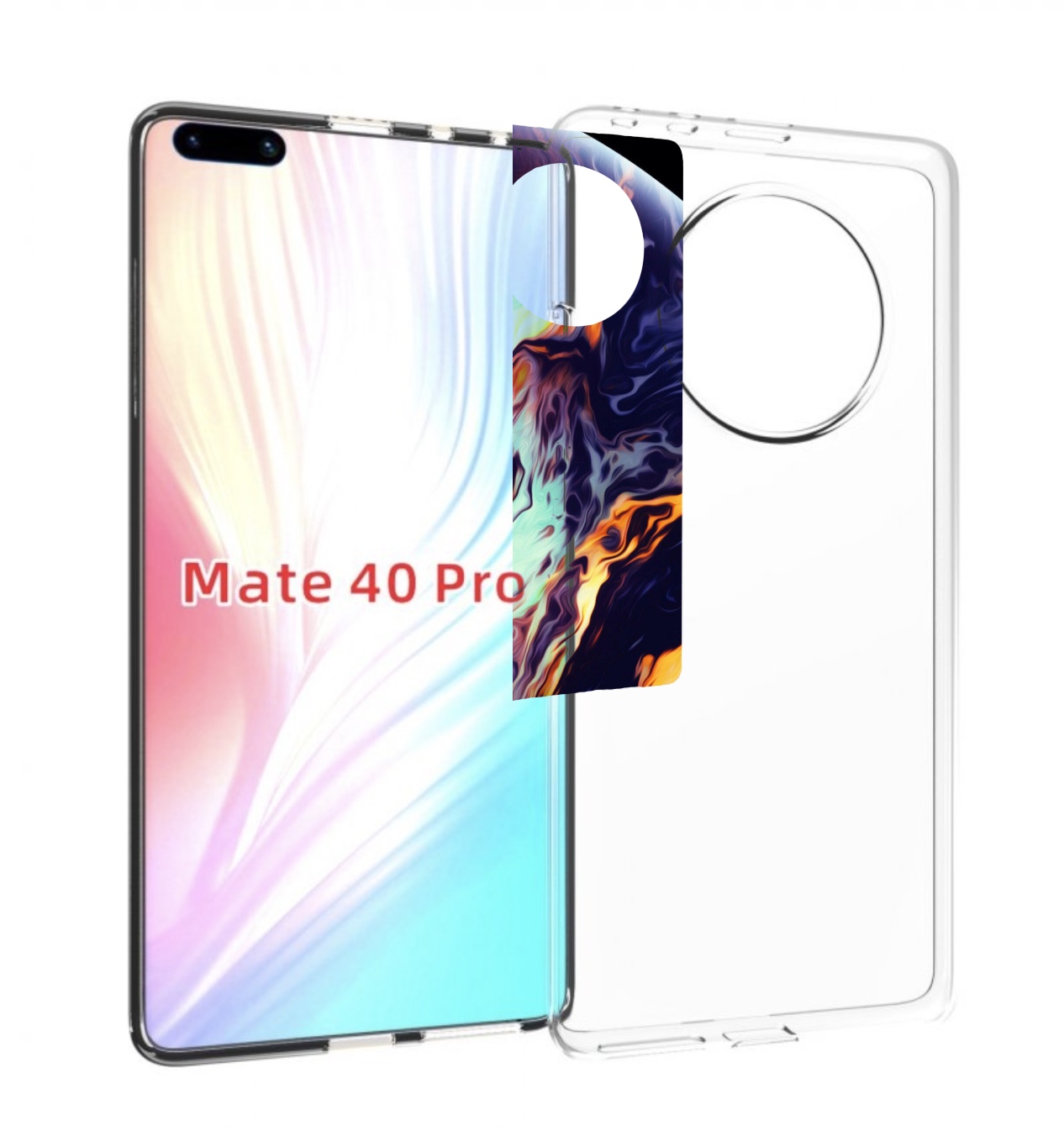 

Чехол MyPads акварельная планета для Huawei Mate 40 Pro (NOH-NX9), Прозрачный, Tocco