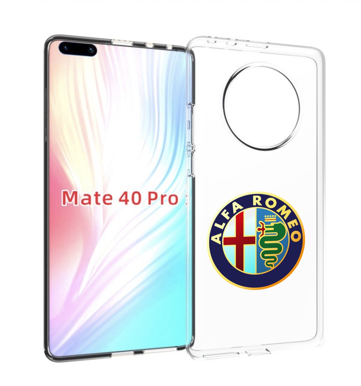 

Чехол MyPads альфа-ромео-2 мужской для Huawei Mate 40 Pro (NOH-NX9), Прозрачный, Tocco