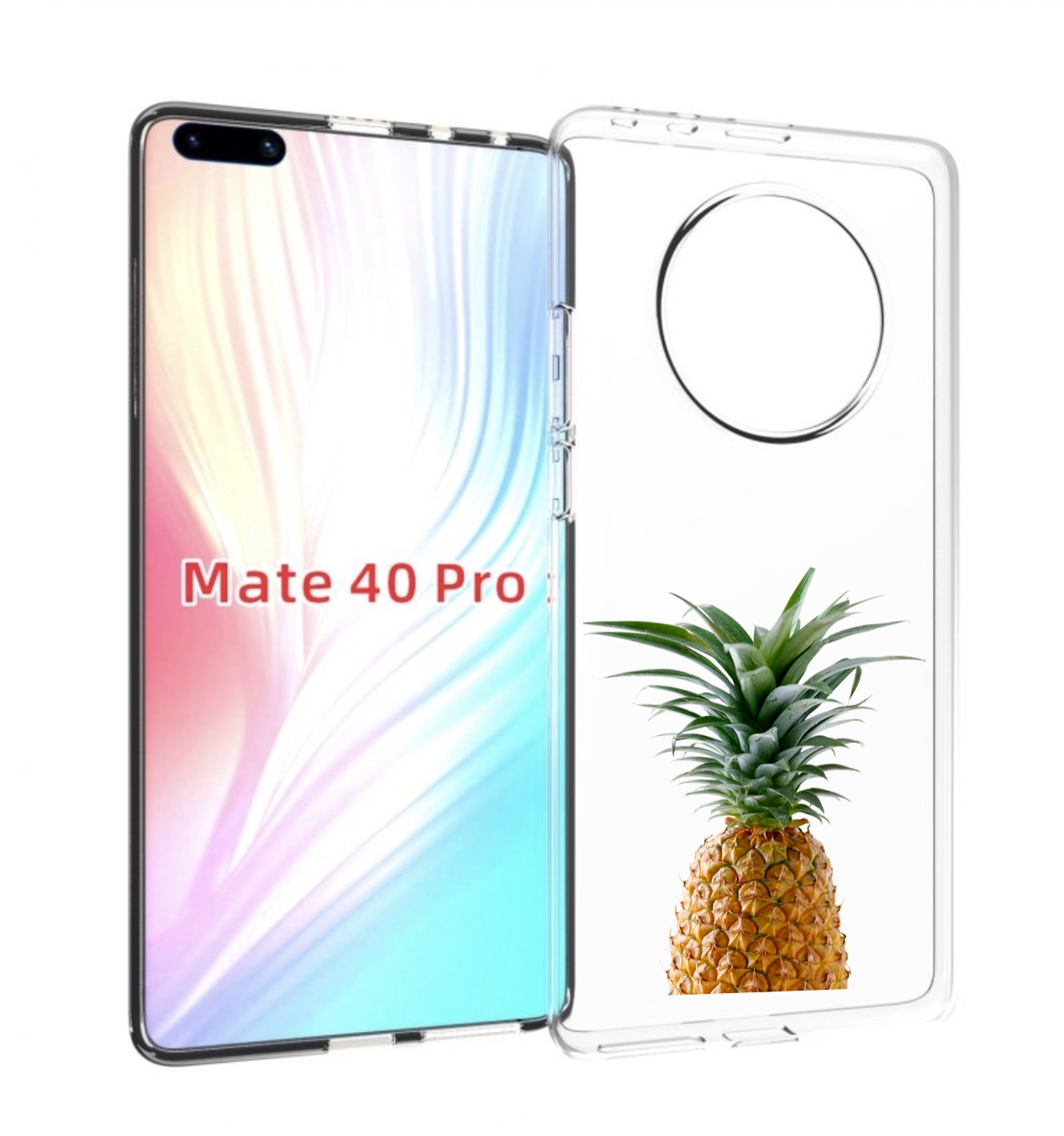 

Чехол MyPads ананас для Huawei Mate 40 Pro (NOH-NX9), Прозрачный, Tocco