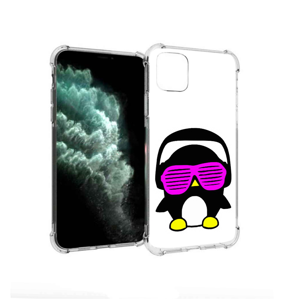 

Чехол MyPads Tocco для Apple iPhone 11 Pro Max пингвин (PT142698.615.541), Прозрачный, Tocco