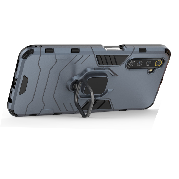 фото Противоударный чехол с кольцом panther case для realme 6 pro (417892423) black panther