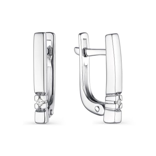 

Серьги из серебра с бриллиантом АЛЬКОР 02-1779/000Б-00, 02-1779/000Б-00