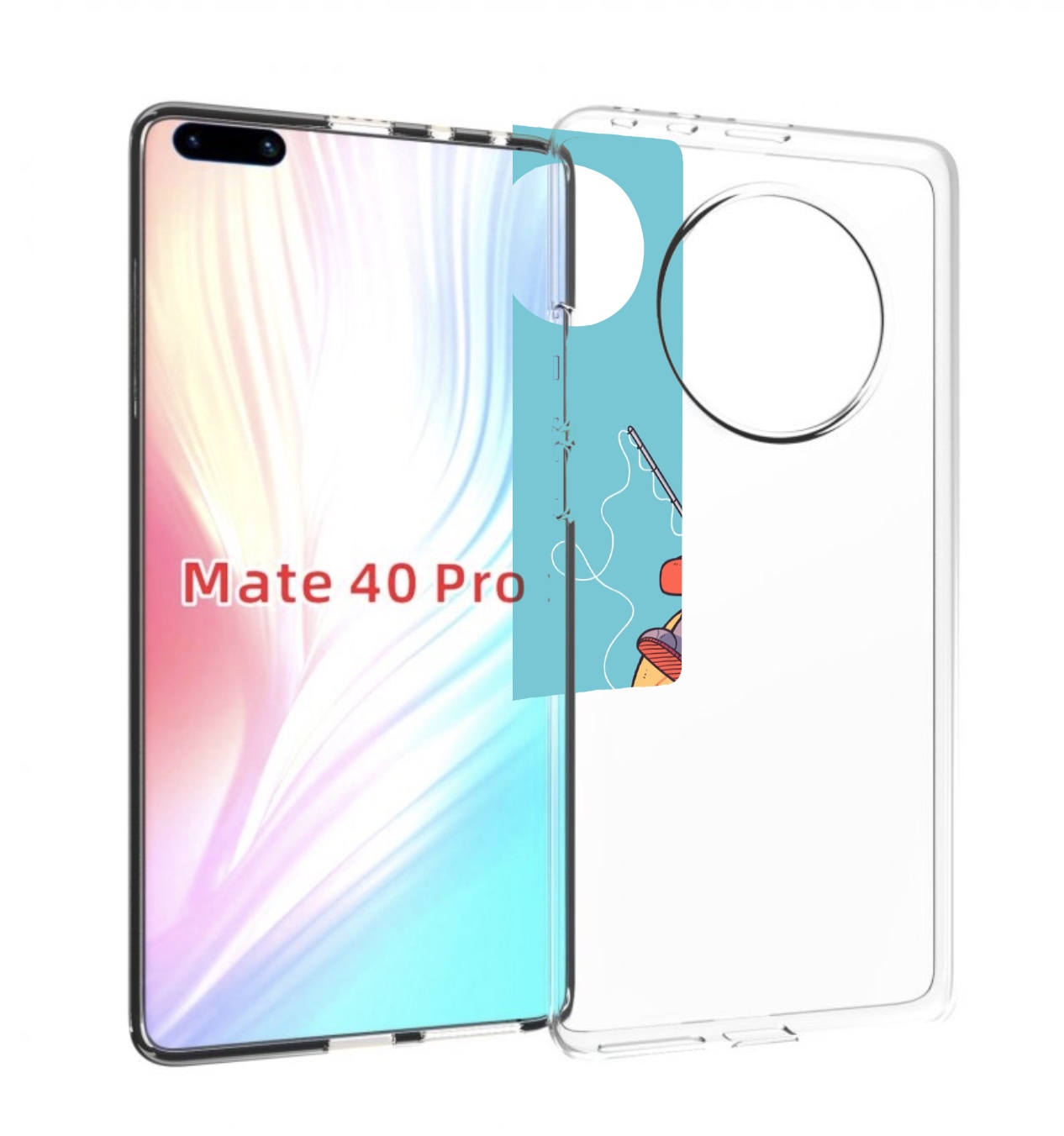 

Чехол MyPads астронавт ловит звезду для Huawei Mate 40 Pro (NOH-NX9), Прозрачный, Tocco