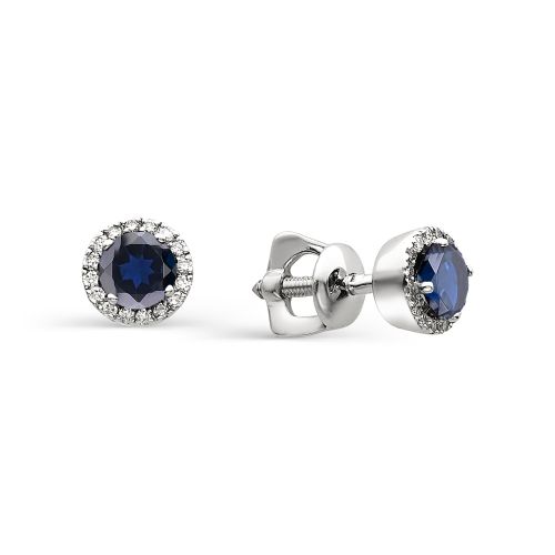 

Серьги-пусеты из серебра с фианитом АЛЬКОР 02-0293/0ГТС-00, 02-0293/0ГТС-00