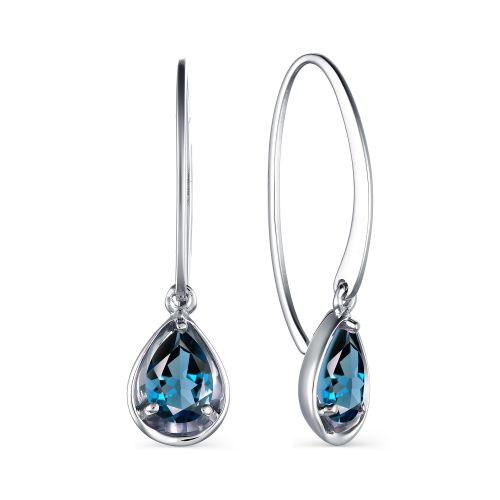 

Серьги из серебра с наноситалом АЛЬКОР 02-1697/0НСЛ-00, 02-1697/0НСЛ-00