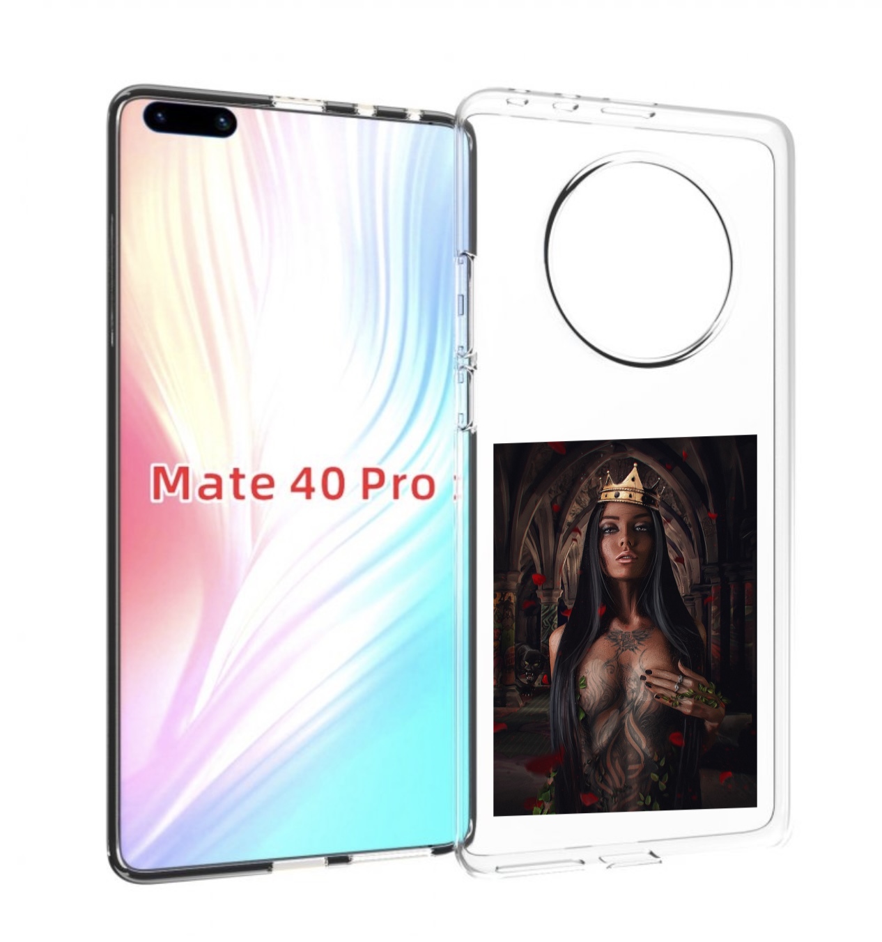

Чехол MyPads багровый-пик для Huawei Mate 40 Pro (NOH-NX9), Прозрачный, Tocco