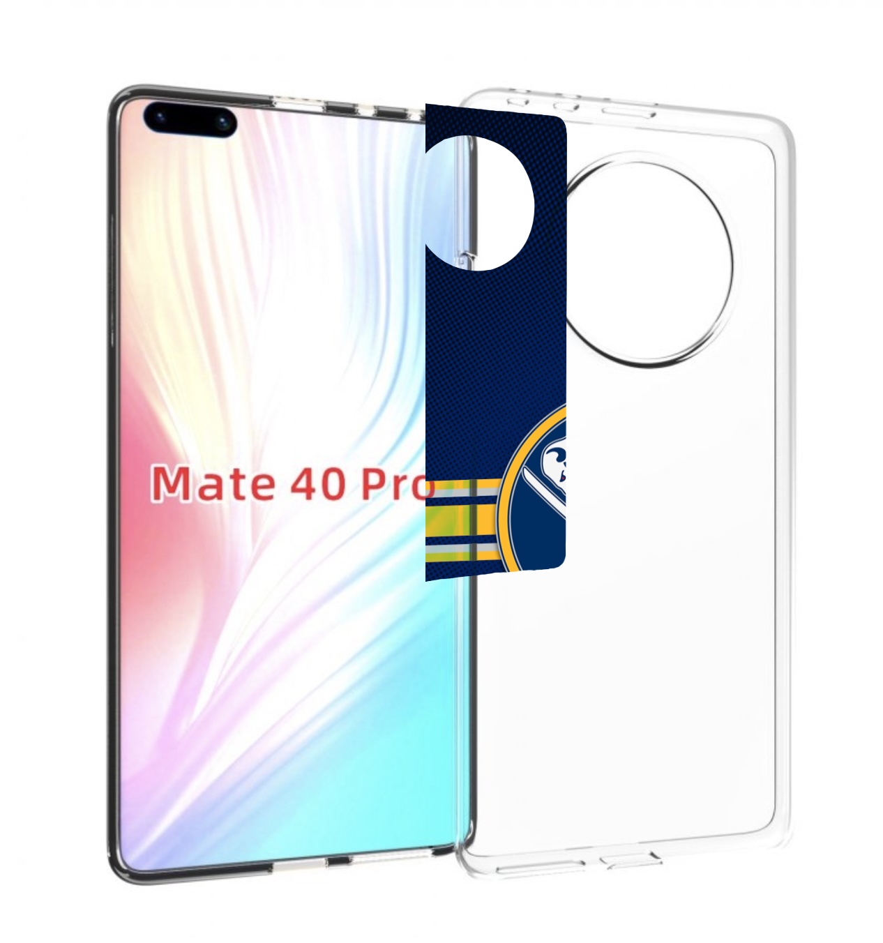 

Чехол MyPads баффало сеибрс для Huawei Mate 40 Pro (NOH-NX9), Прозрачный, Tocco