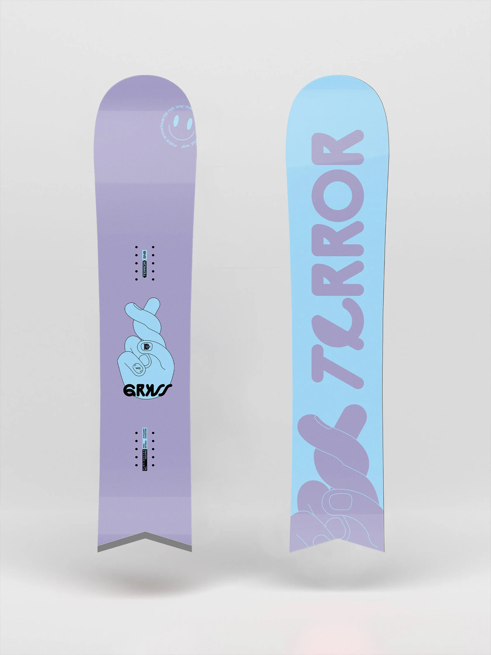 

Сноуборд Terror Grass синий 153 см 2023, Фиолетовый, Grass
