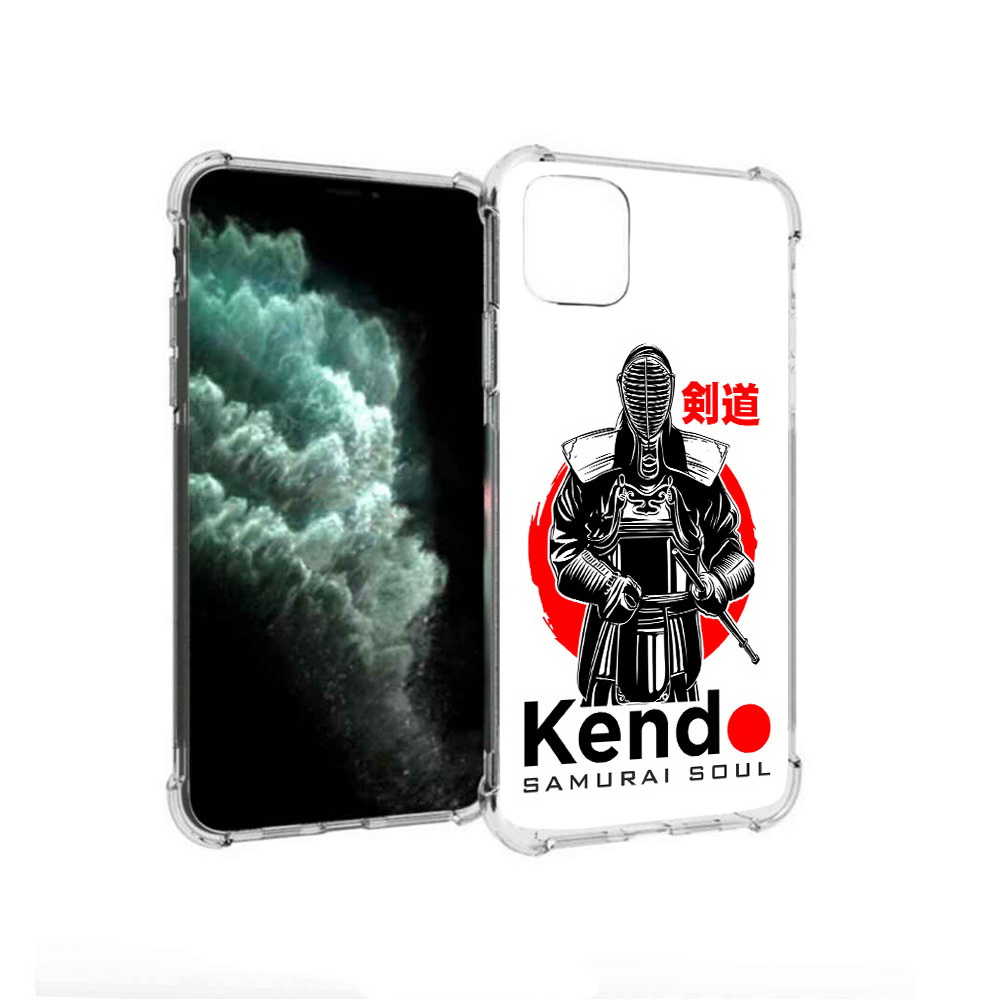

Чехол MyPads Tocco для Apple iPhone 11 Pro Max рисованый самурай (PT142698.615.581), Прозрачный, Tocco
