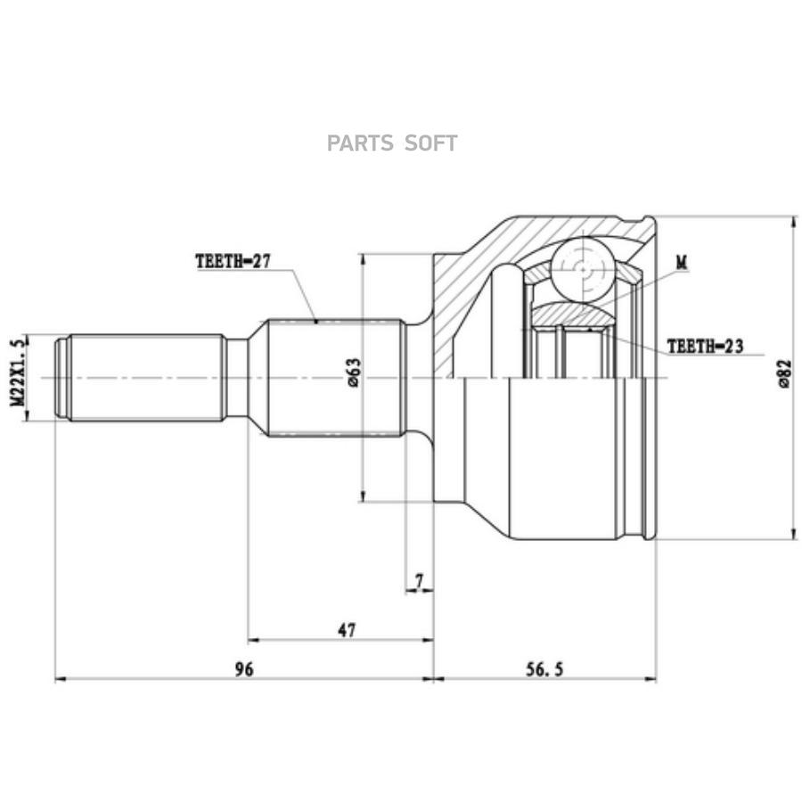 Шрус Наружный Ford Focus Iii Cb8 (11--14) Zikmar Z87433R