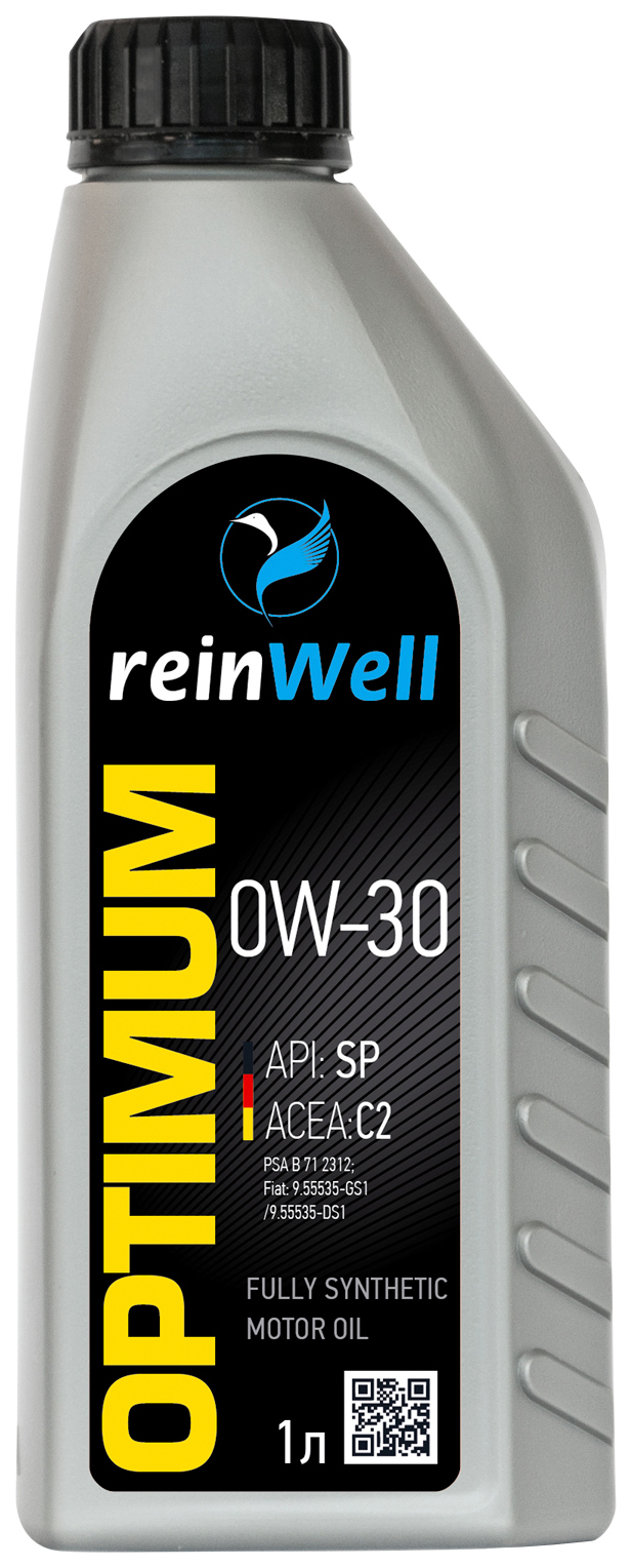 Моторное масло ReinWell 0W30 Api Sp Acea C2 1л