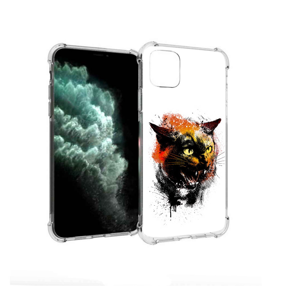 

Чехол MyPads Tocco для Apple iPhone 11 Pro Max сиамский кот (PT142698.615.598), Прозрачный, Tocco