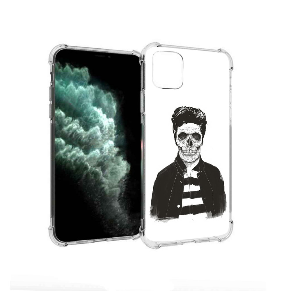 

Чехол MyPads Tocco для Apple iPhone 11 Pro Max скелет (PT142698.615.604), Прозрачный, Tocco