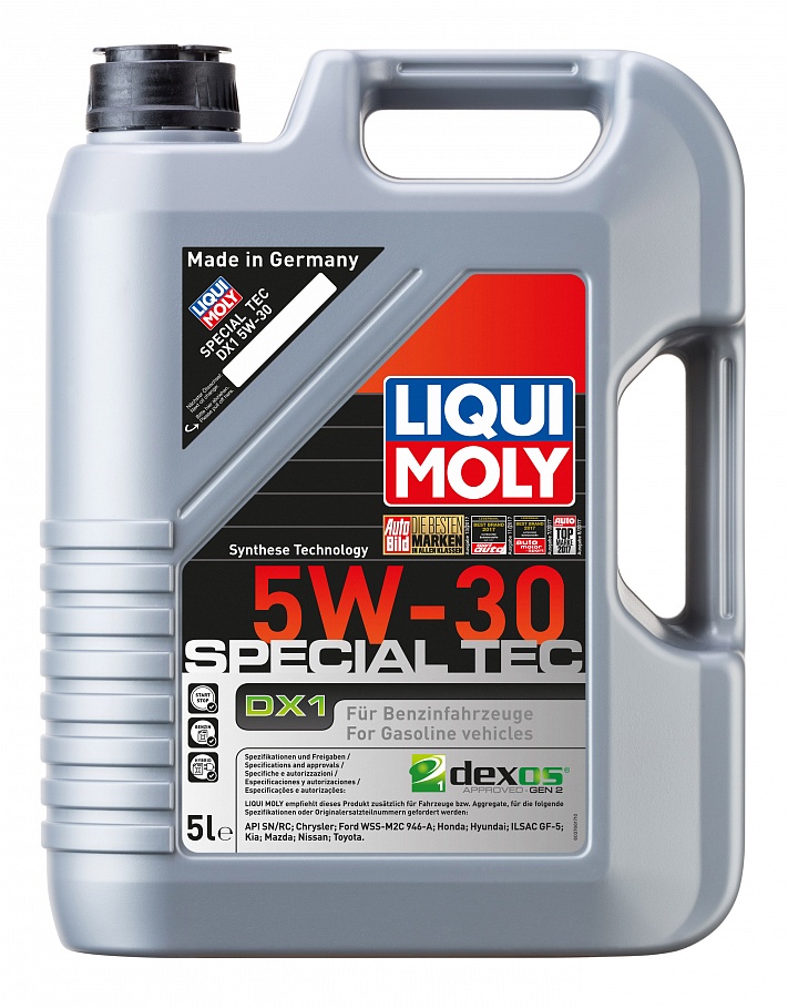 фото Масло моторное special tec dx1 5w-30 (5l) liqui moly 20969