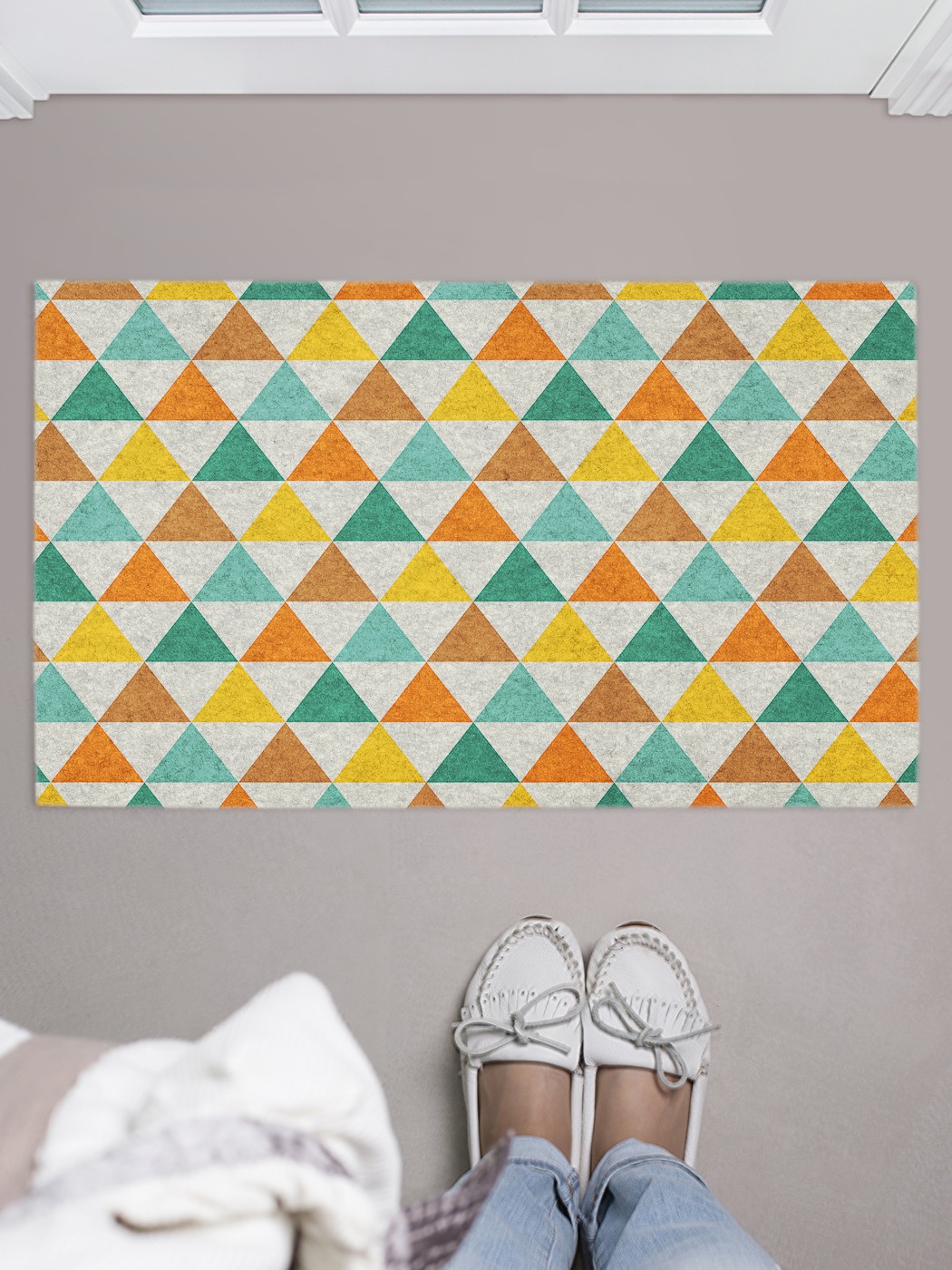 

Придверный коврик в прихожую для обуви, на резиновой основе, 75x45 см door_81744 JoyArty