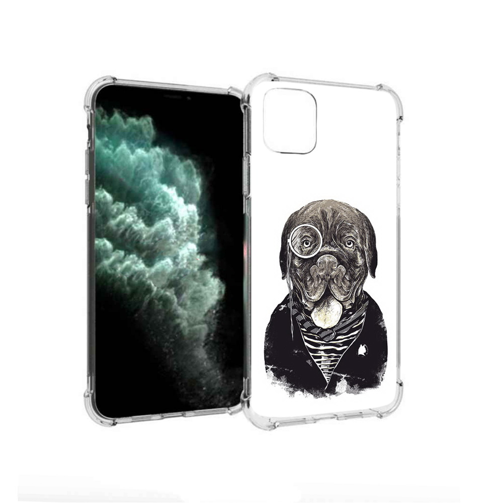 

Чехол MyPads Tocco для Apple iPhone 11 Pro Max солидный песик (PT142698.615.615), Прозрачный, Tocco
