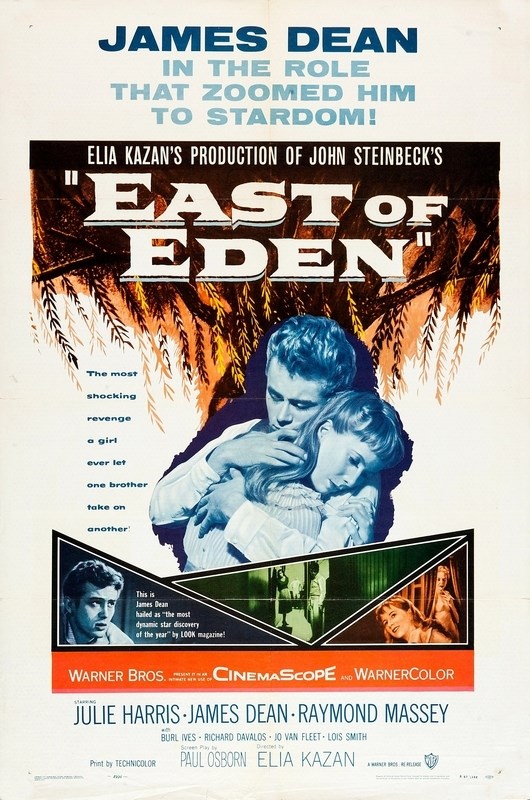 

Постер к фильму "К востоку от рая" (East of Eden) 50x70 см