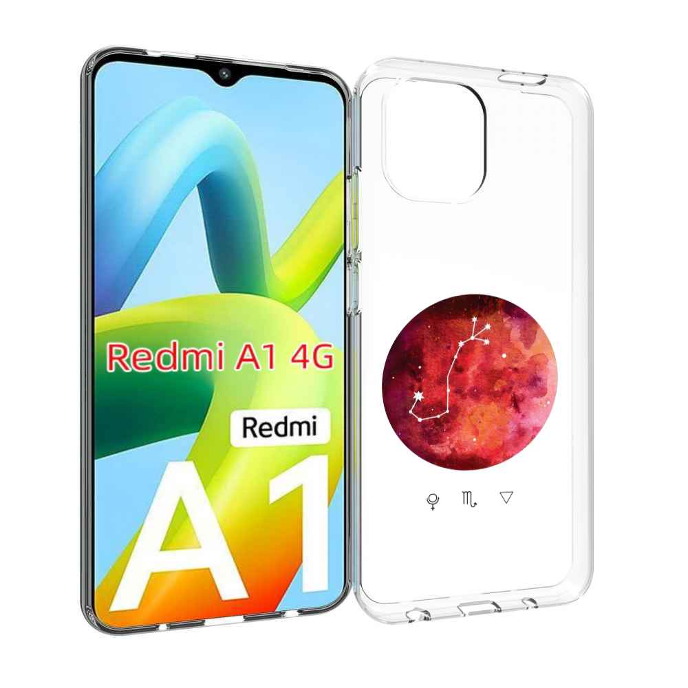 

Чехол MyPads знак зодиака скорпион 6 для Xiaomi Redmi A1, Прозрачный, Tocco