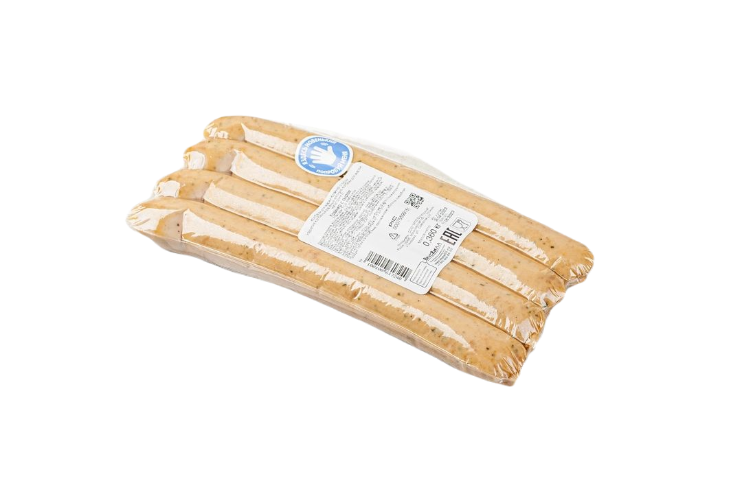 

Колбаски ВкусВилл Крайнер с сыром 360 г