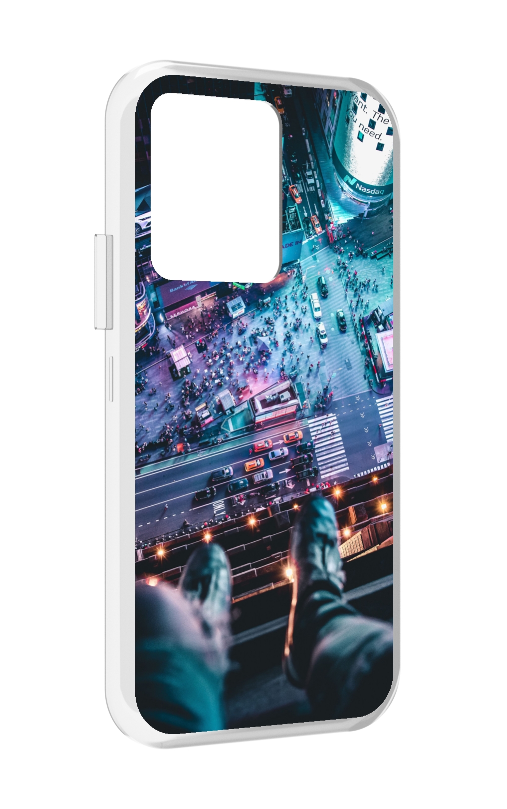 

Чехол MyPads парень на крыше для Vivo iQOO 10, Прозрачный, Tocco