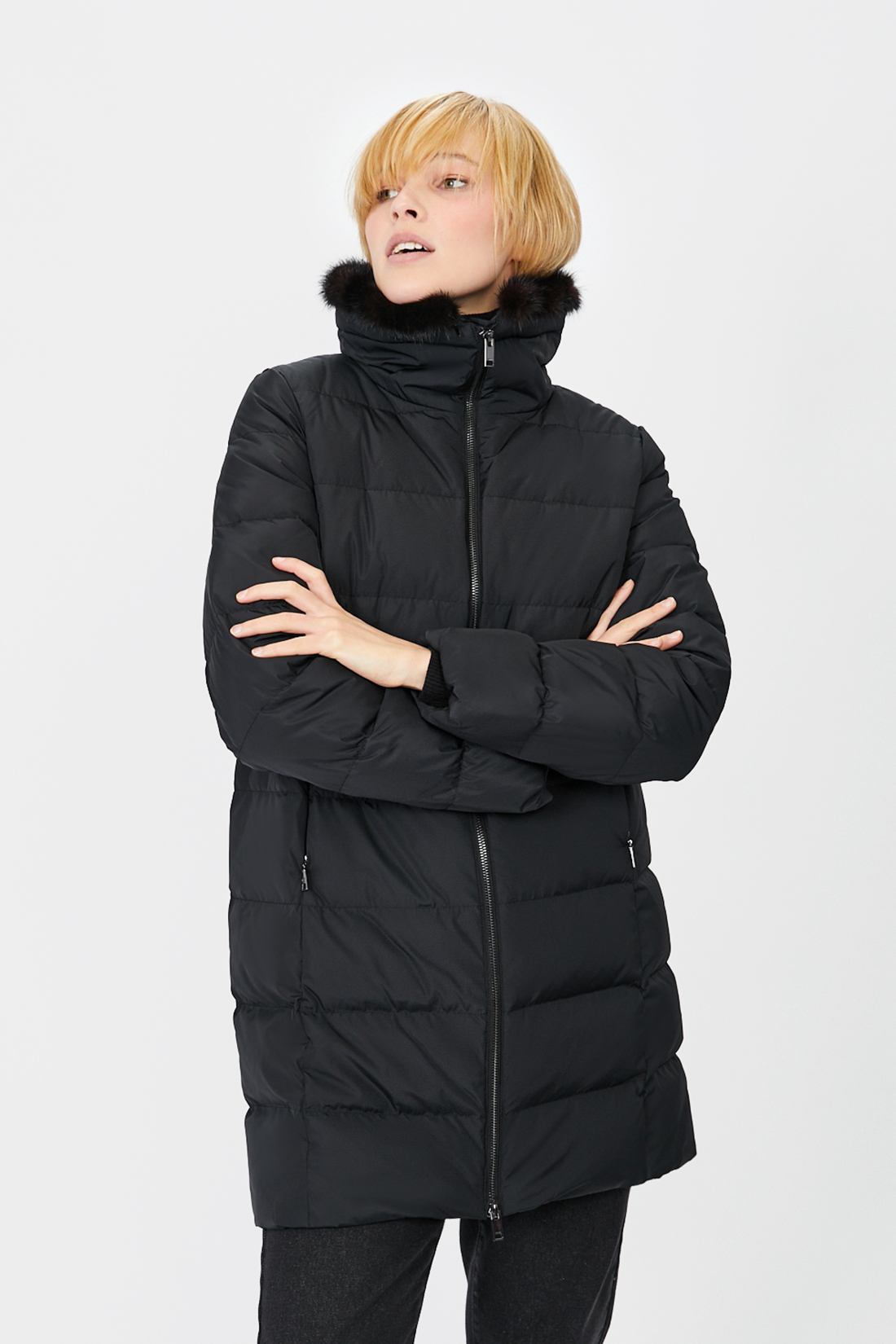 

Пуховик женский Baon B001555 черный XS, B001555