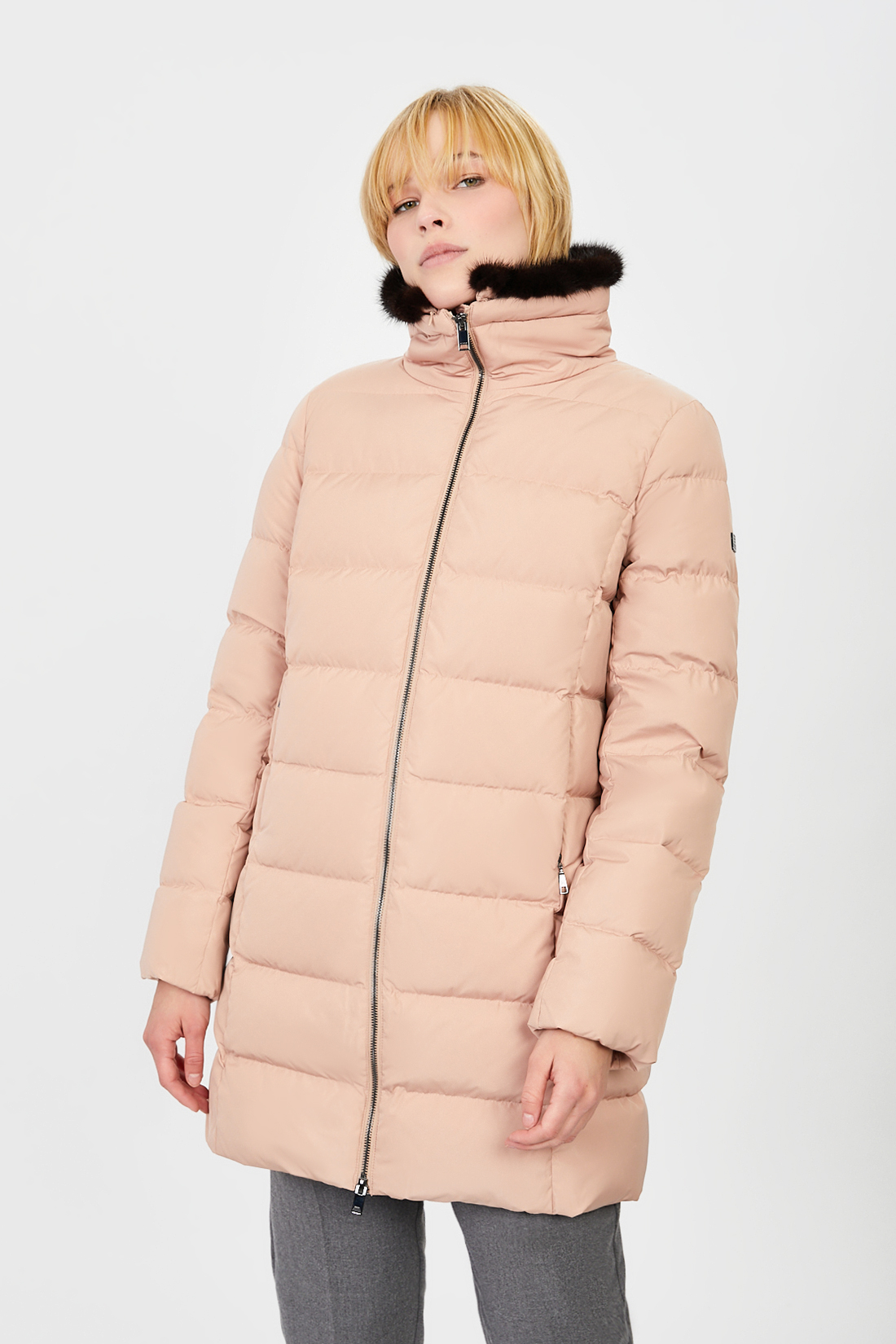 

Пуховик женский Baon B001555 бежевый M, B001555