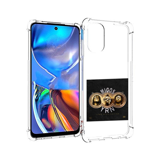 

Чехол MyPads Migos - Yung Rich Nation для Motorola Moto E32, Прозрачный, Tocco