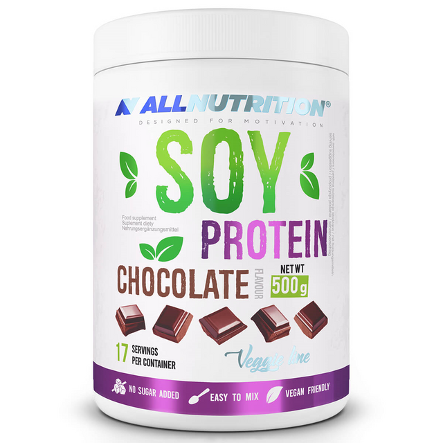 фото Протеин allnutrition soy protein, 500 г, шоколад