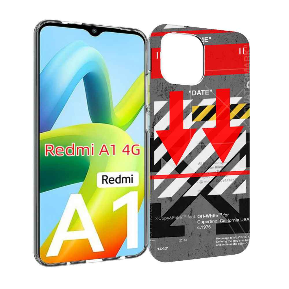 

Чехол MyPads знаки-логотипы для Xiaomi Redmi A1, Прозрачный, Tocco