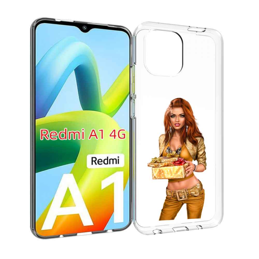 

Чехол MyPads золотая-девочка-с-подарком женский для Xiaomi Redmi A1, Прозрачный, Tocco