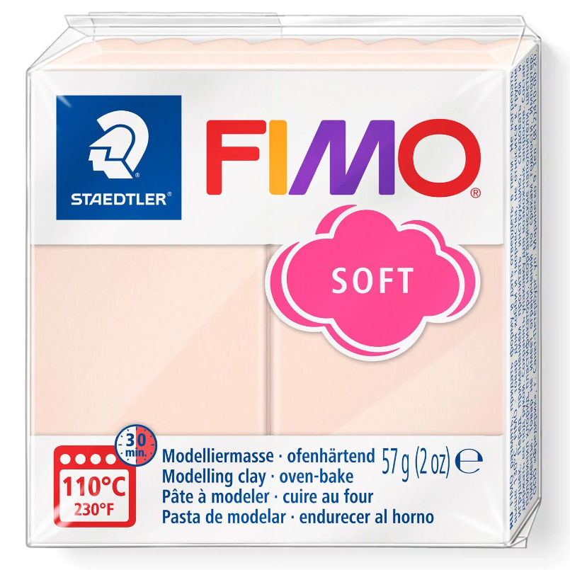 

Глина полимерная для лепки Fimo Рrofessional Черный 454 г, глина