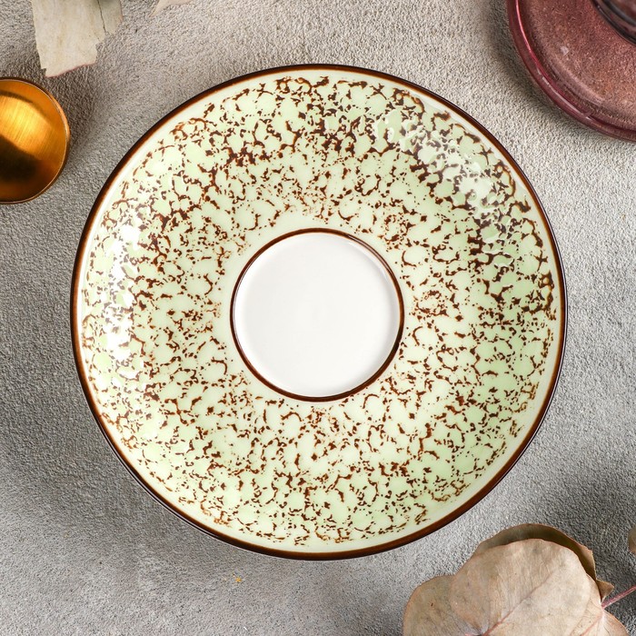 

Блюдце Splash, d=12 см, цвет фисташковый, Посуда Wilmax Splash