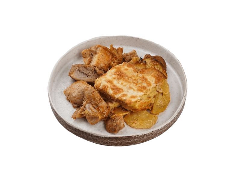 

Запеченная курочка ВкусВилл с картофельным гратеном 250 г