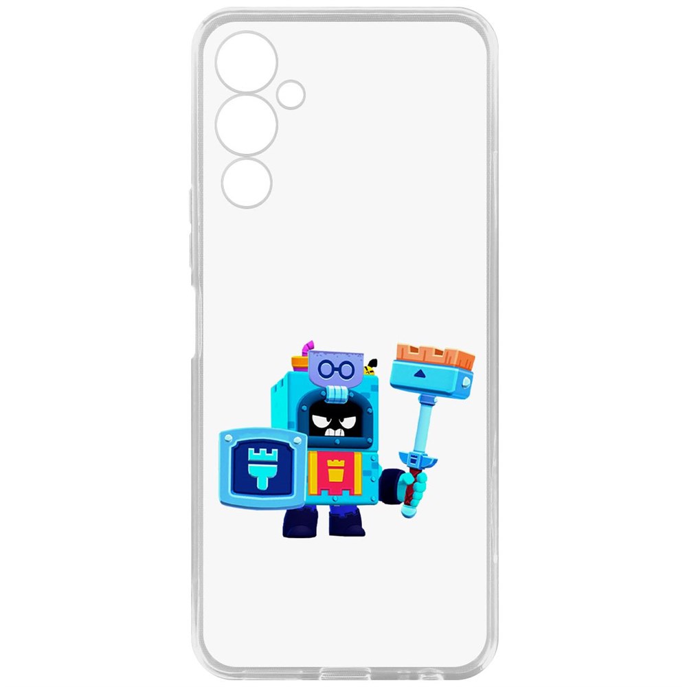 

Чехол-накладка Кейс Brawl Stars-Эш для Tecno Pova 4