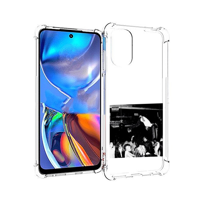 

Чехол MyPads Playboi Carti - Die Lit для Motorola Moto E32, Прозрачный, Tocco