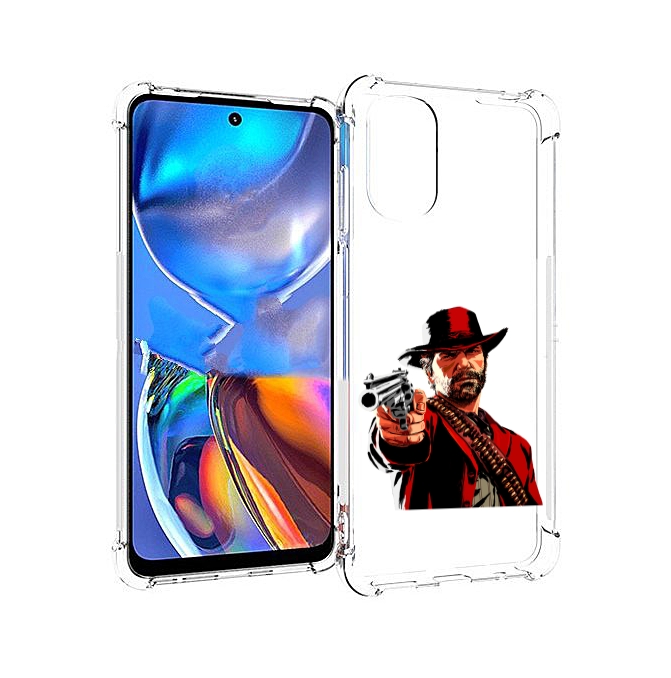 

Чехол MyPads Red-Dead-Redemption-2-РДР-2 для Motorola Moto E32, Прозрачный, Tocco