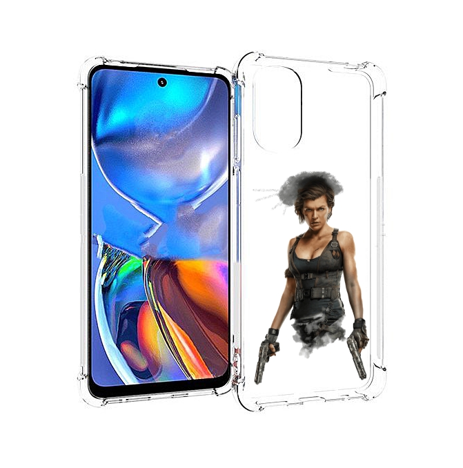 

Чехол MyPads Resident-Evil для Motorola Moto E32, Прозрачный, Tocco