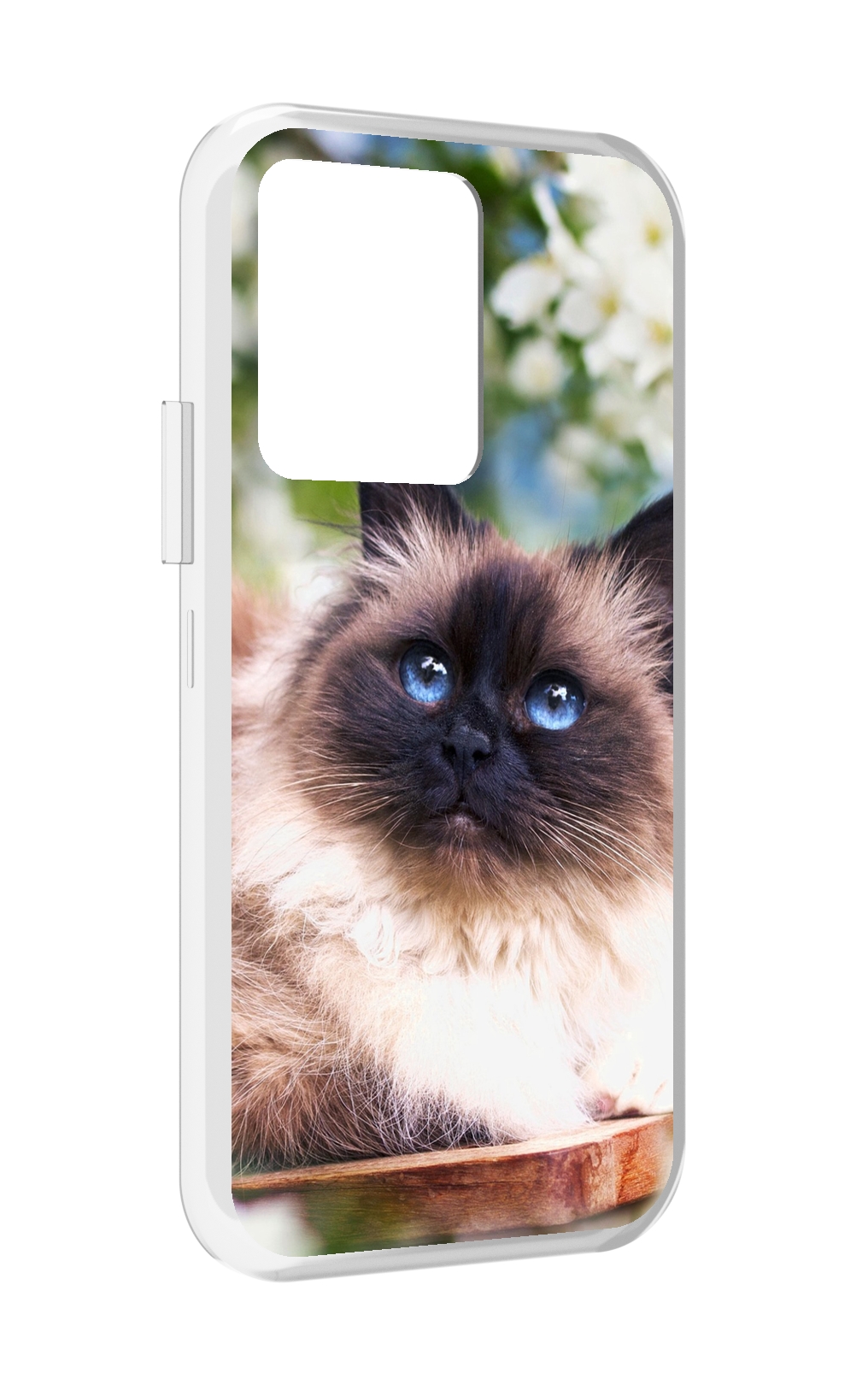 Чехол MyPads порода кошка Бирман для Vivo iQOO 10