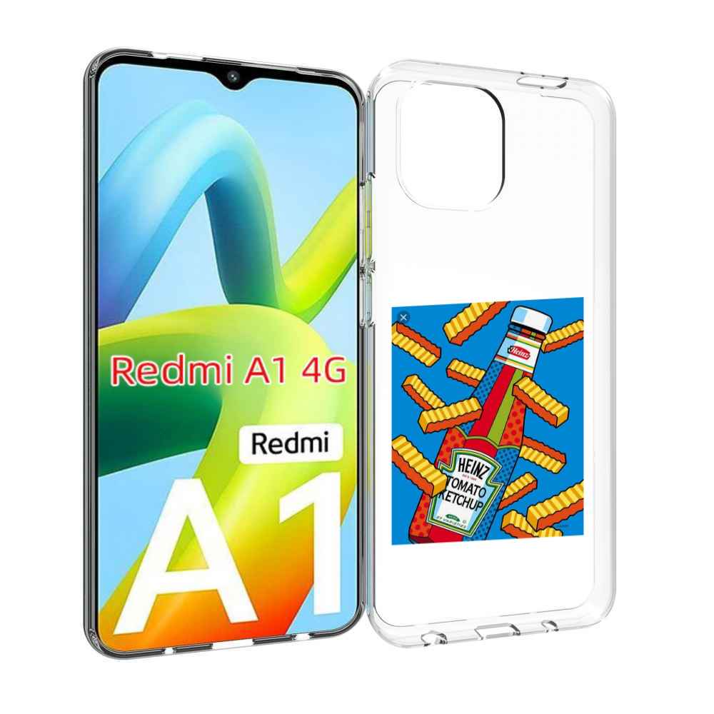 

Чехол MyPads картошка с соусом для Xiaomi Redmi A1, Прозрачный, Tocco
