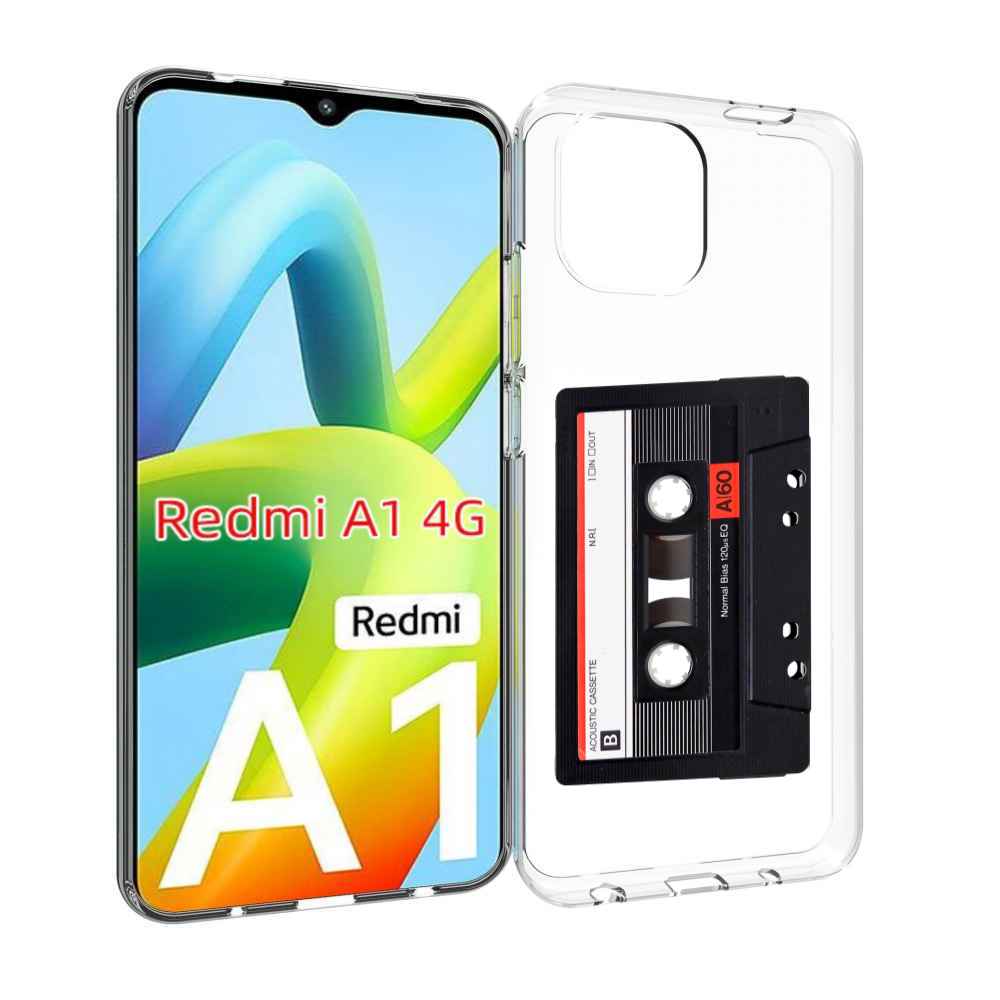 

Чехол MyPads касета для Xiaomi Redmi A1, Прозрачный, Tocco