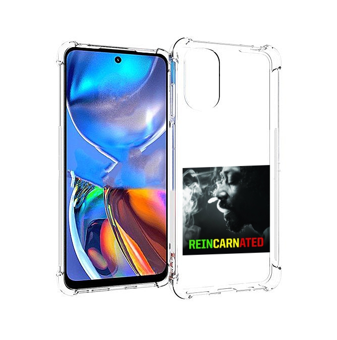 

Чехол MyPads Snoop Dogg REINCARNATED для Motorola Moto E32, Прозрачный, Tocco