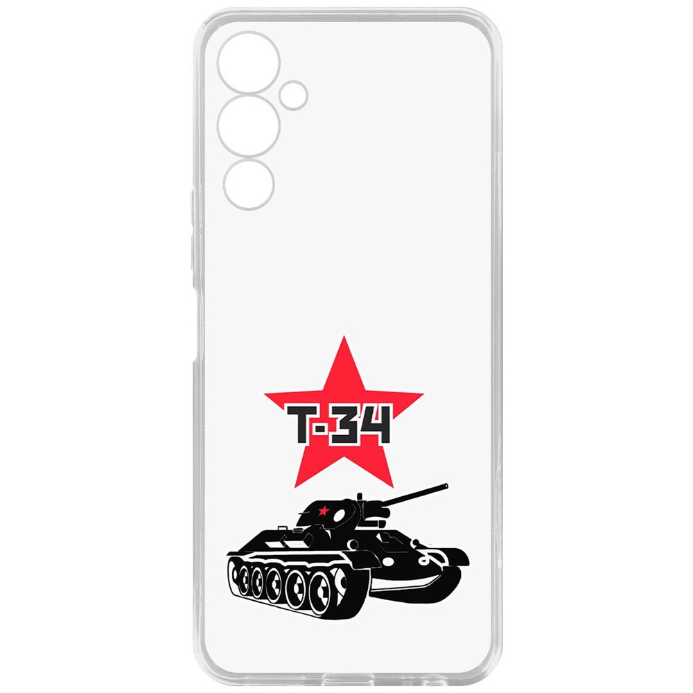 

Чехол-накладка Кейс Т-34 для Tecno Pova 4, Прозрачный