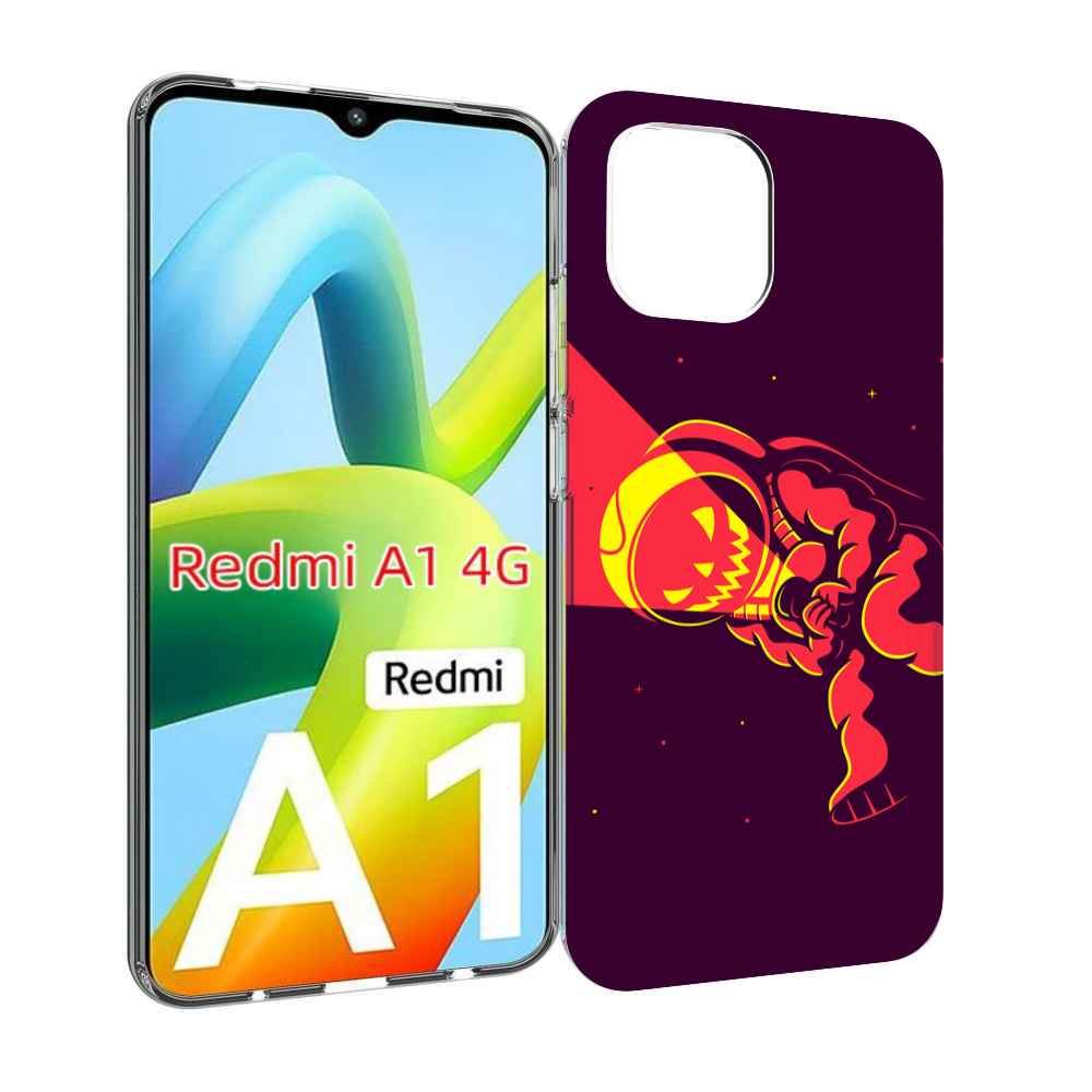 

Чехол MyPads космонавт-в-хеллуин для Xiaomi Redmi A1, Прозрачный, Tocco