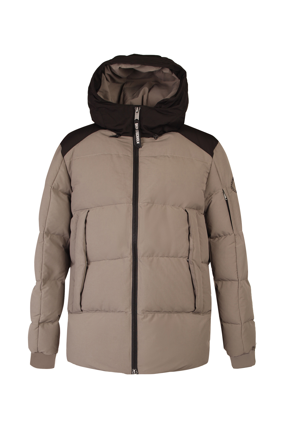 фото Пуховик мужской baon b501503 серый xxl